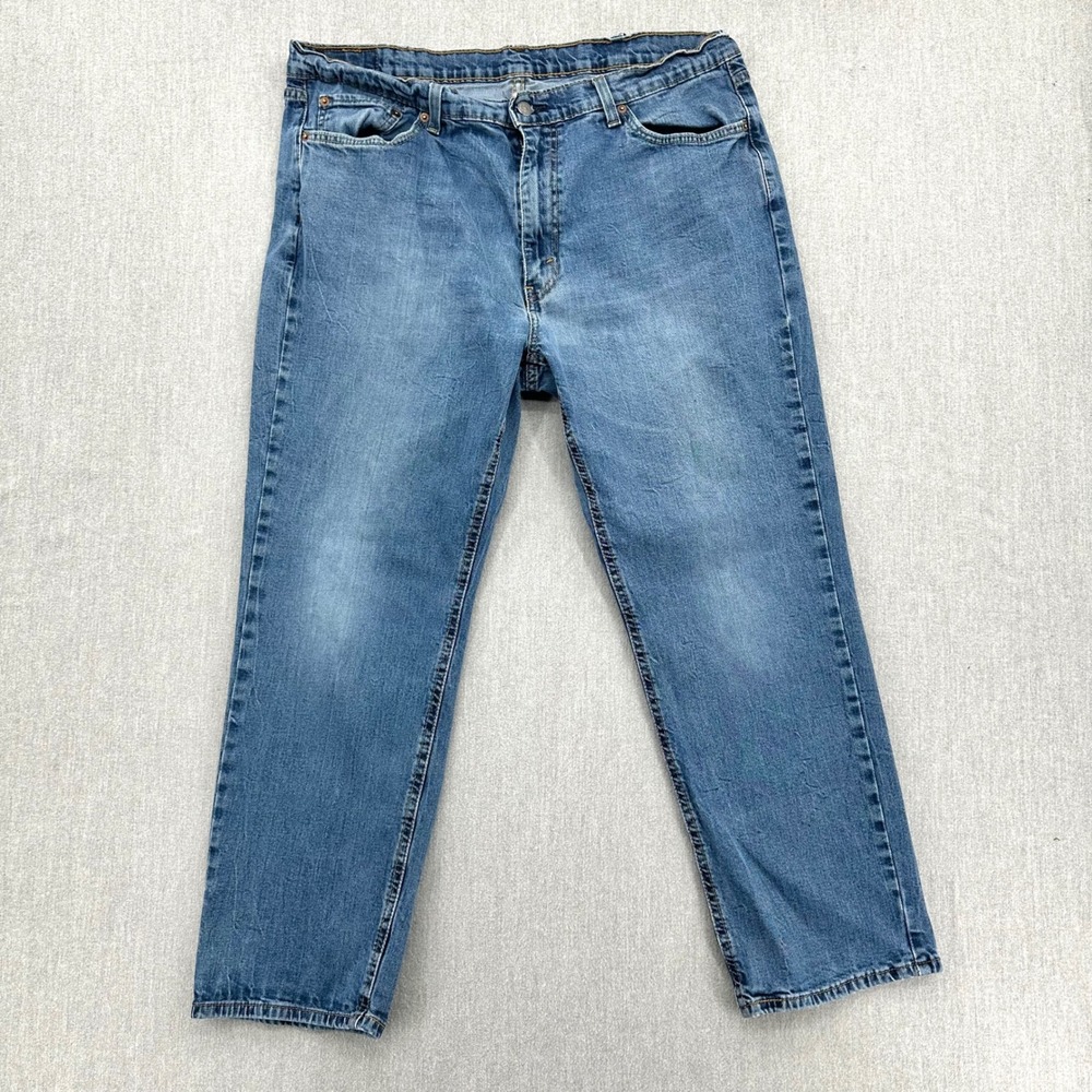 Levi's 541 Jeans Mens 40x30 Blue Athletic Taper Stretch Denim Pants‎